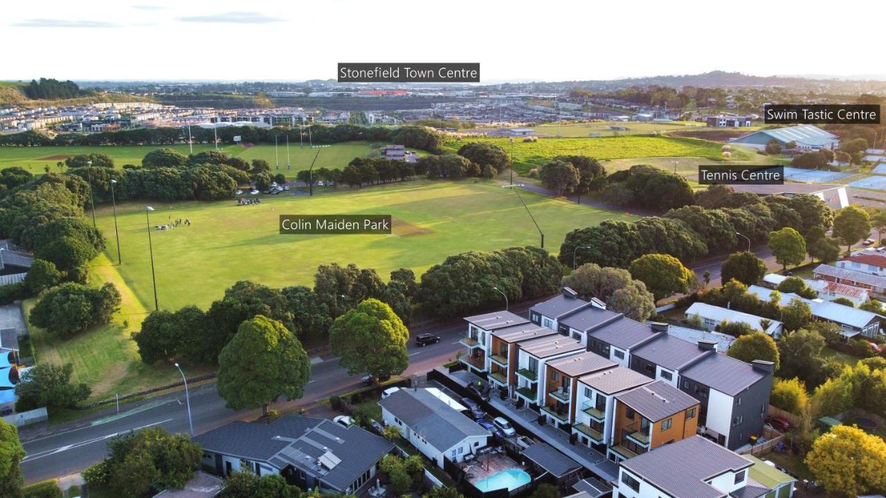 Luxury Brand New Designer Living Apartment Auckland Luaran gambar